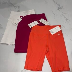 Athleta x Alicia Keys Elation Ribbed Shorts 9”